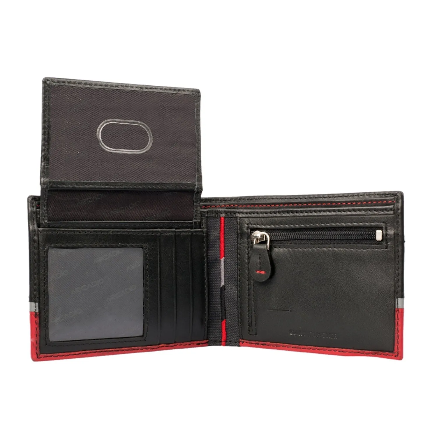 TRIPLE TREAT Triple Toned Leather Wallet ARW1008MT