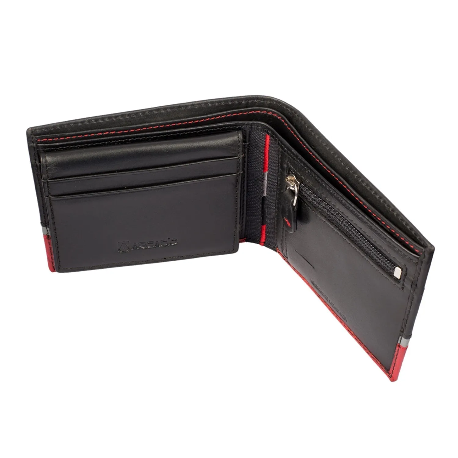 TRIPLE TREAT Triple Toned Leather Wallet ARW1008MT