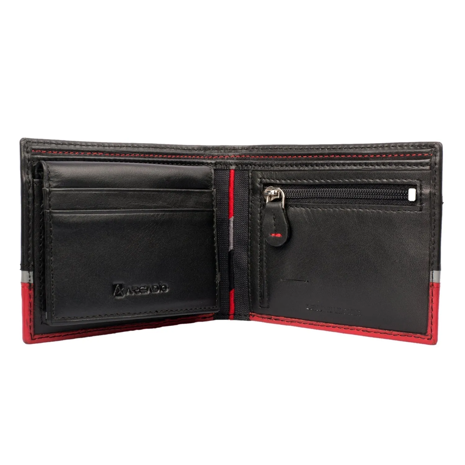 TRIPLE TREAT Triple Toned Leather Wallet ARW1008MT