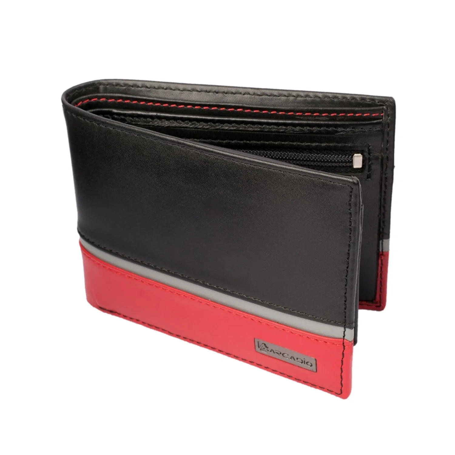 TRIPLE TREAT Triple Toned Leather Wallet ARW1008MT