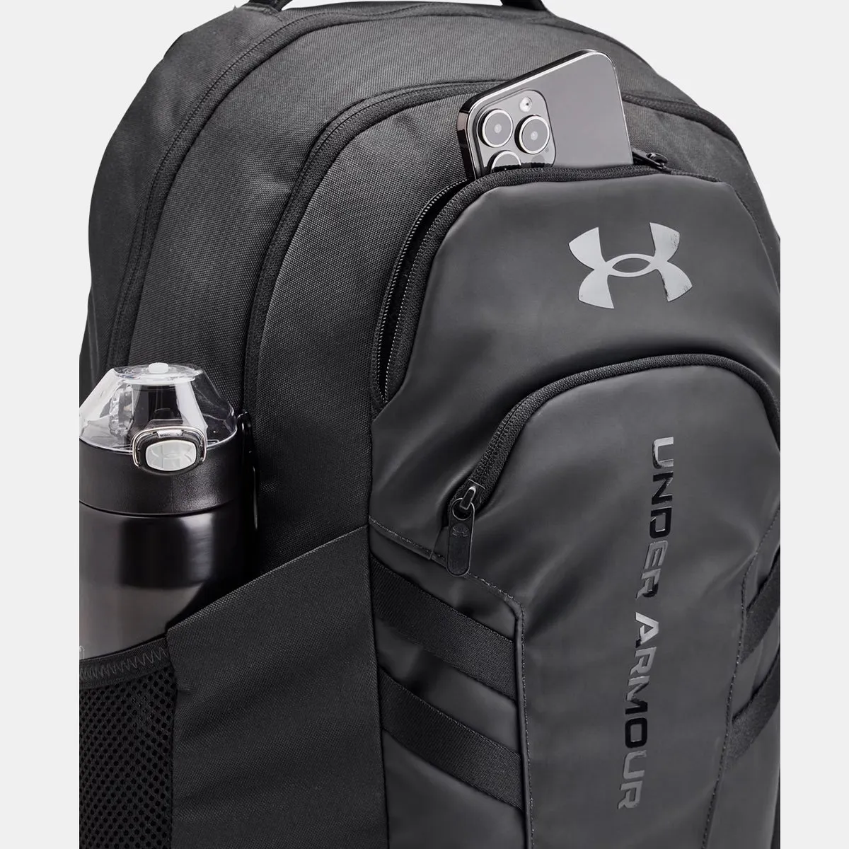 Under Armour - Zaino UA Hustle 6.0 Pro Black - 77-1384671 - BLACK