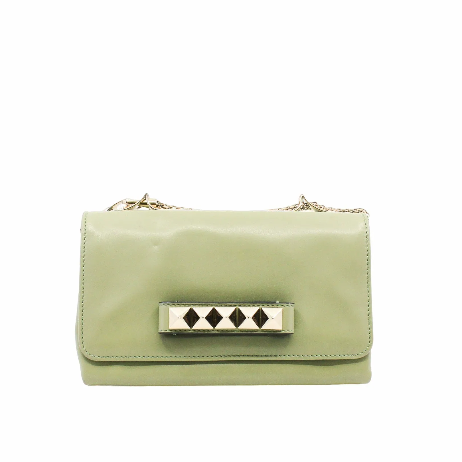 Va Va Voom Medium Clutch Leather green ghw