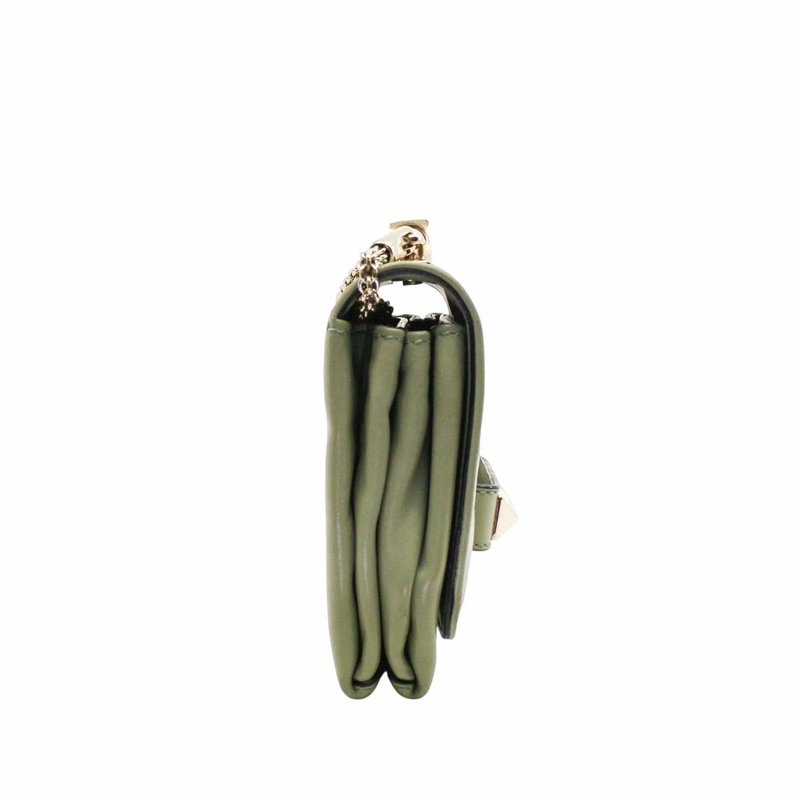 Va Va Voom Medium Clutch Leather green ghw