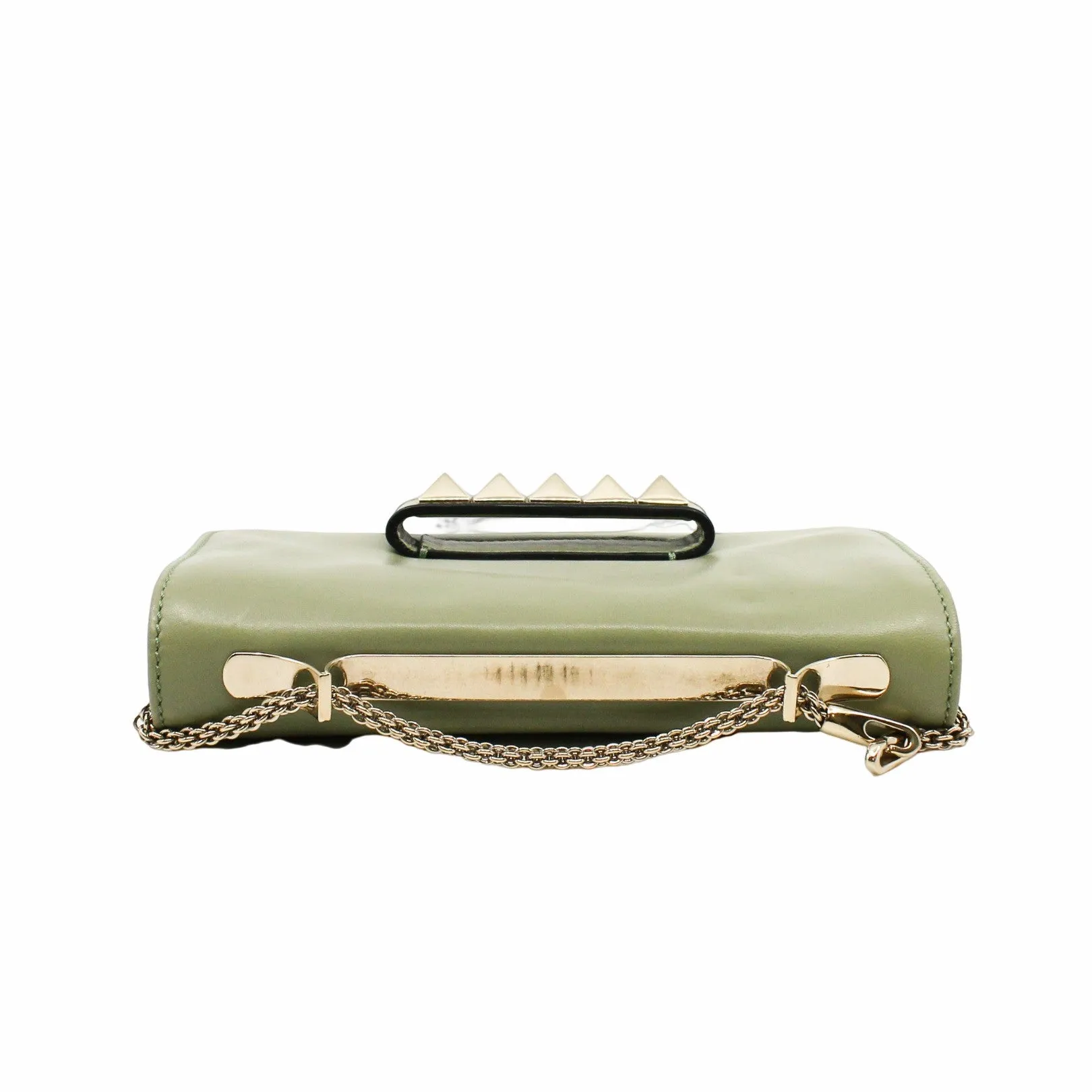 Va Va Voom Medium Clutch Leather green ghw