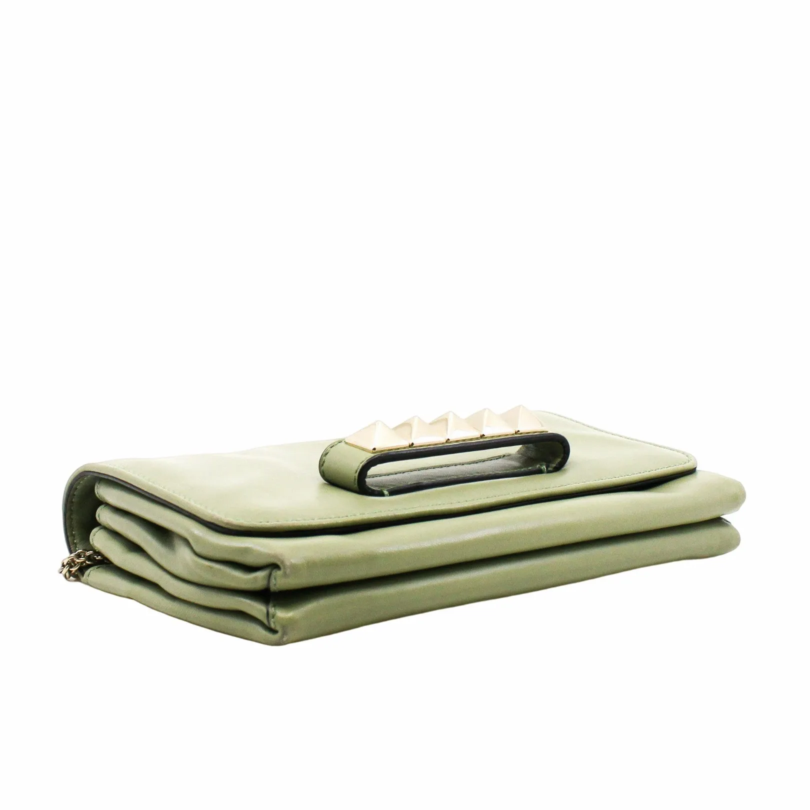 Va Va Voom Medium Clutch Leather green ghw
