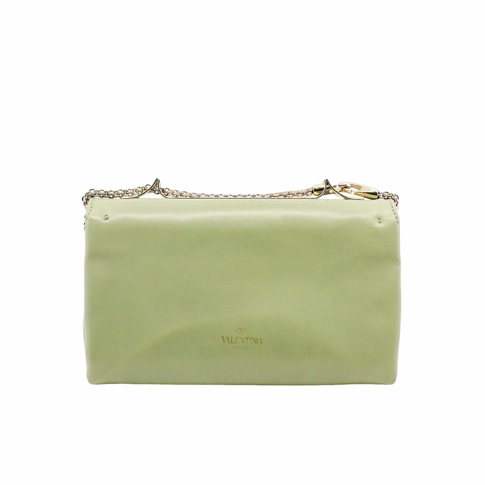 Va Va Voom Medium Clutch Leather green ghw