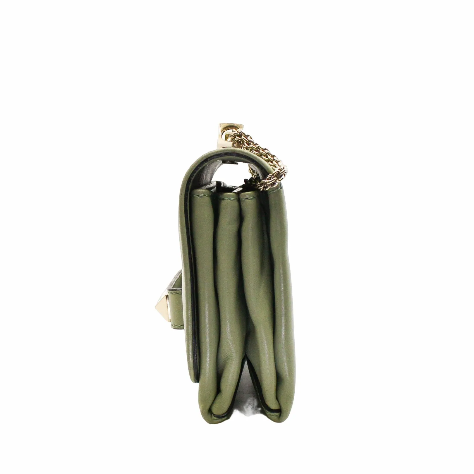 Va Va Voom Medium Clutch Leather green ghw