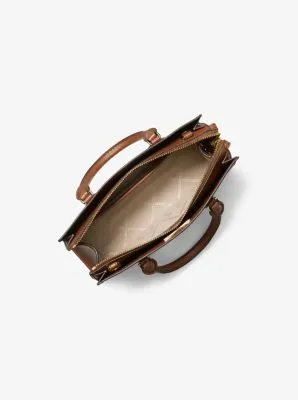 Valerie Small Pebbled Leather Satchel | 55606