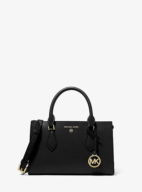 Valerie Small Pebbled Leather Satchel | 55606