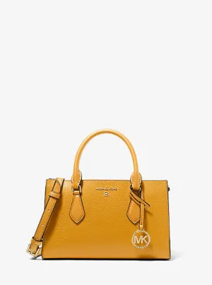 Valerie Small Pebbled Leather Satchel | 55606