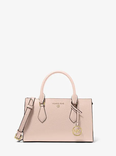 Valerie Small Pebbled Leather Satchel | 55606