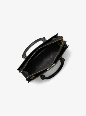 Valerie Small Pebbled Leather Satchel | 55606
