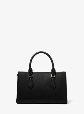Valerie Small Pebbled Leather Satchel | 55606