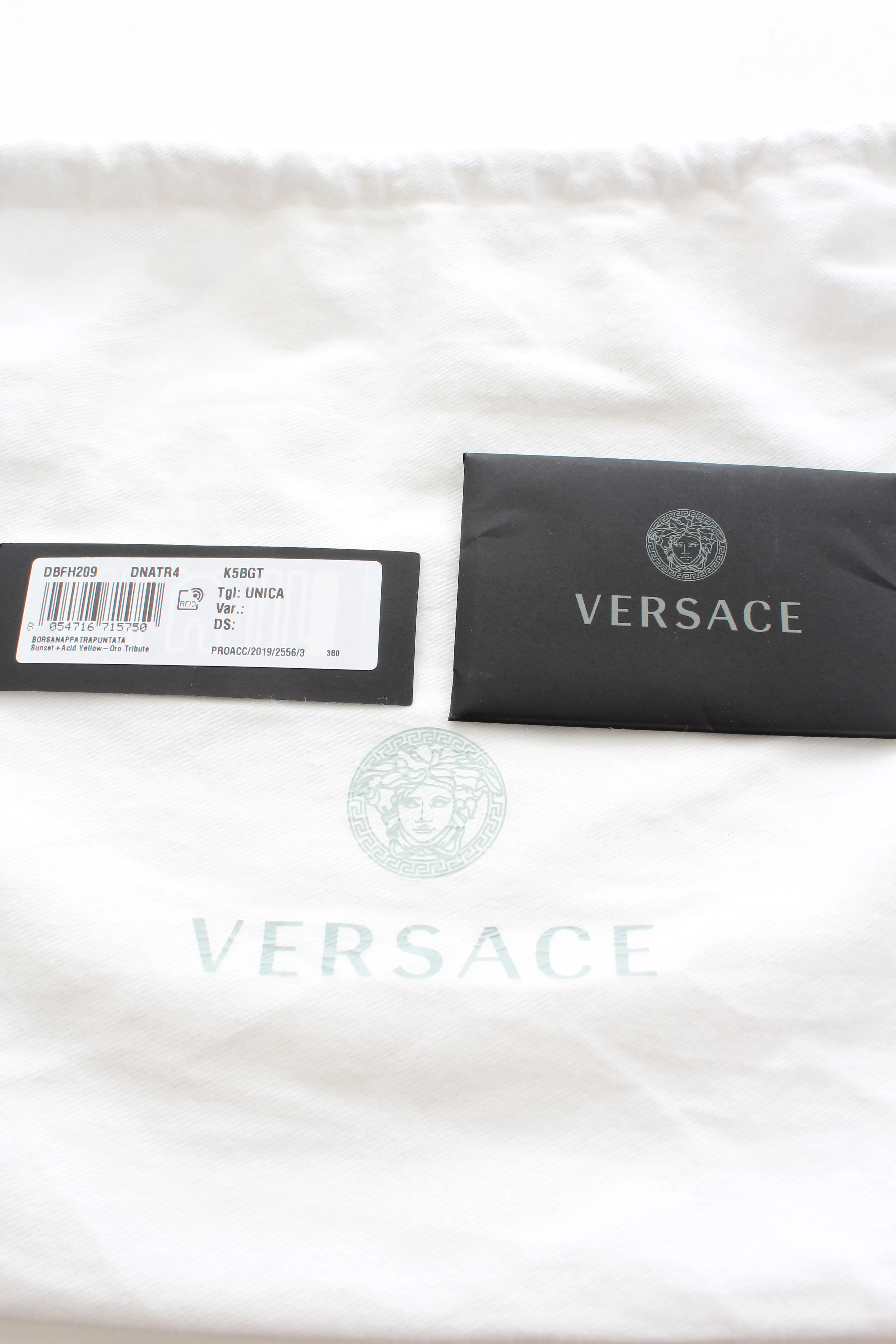 Versace 'Virtus' Mini Quilted Leather Shoulder Bag