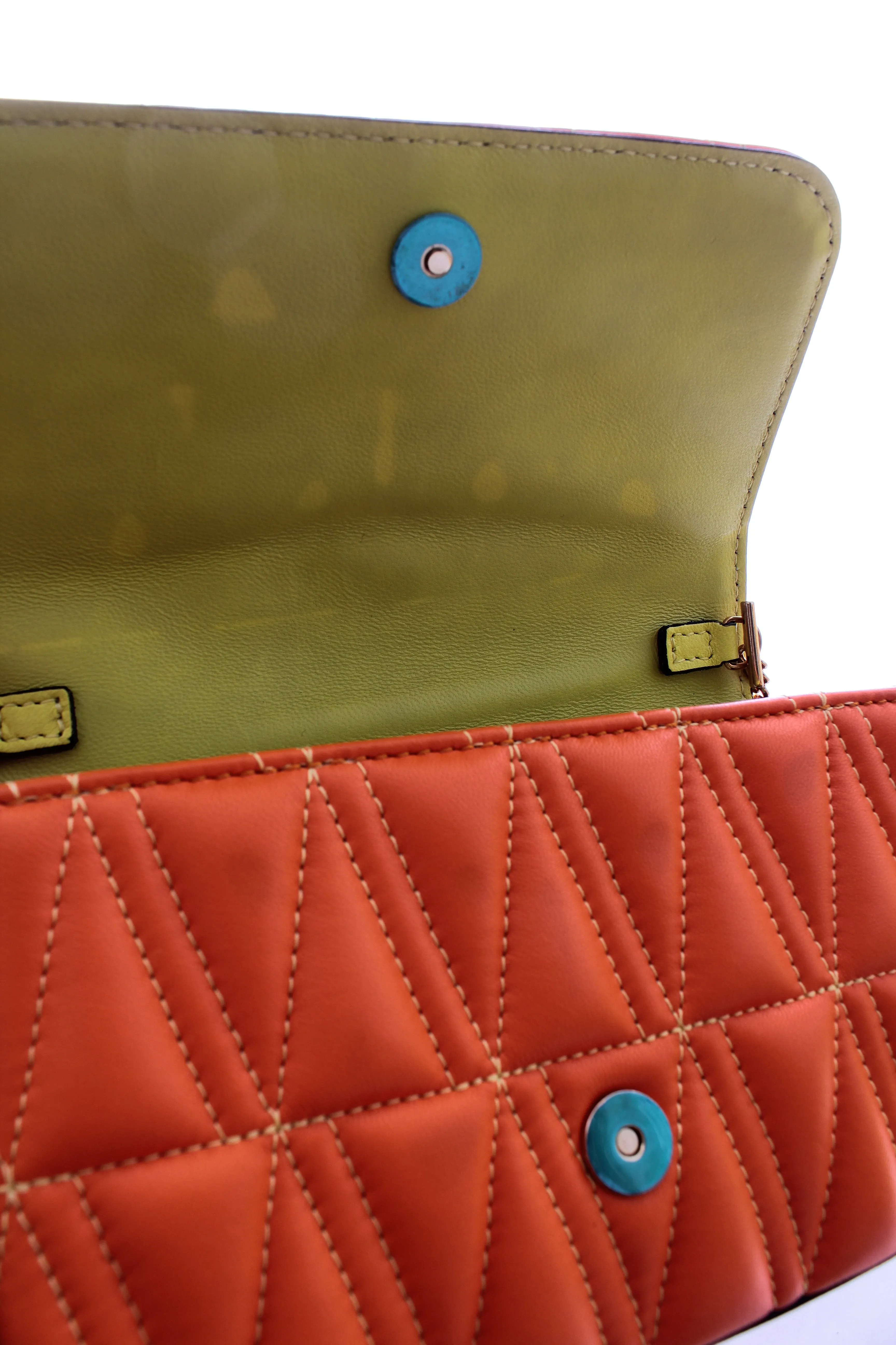 Versace 'Virtus' Mini Quilted Leather Shoulder Bag