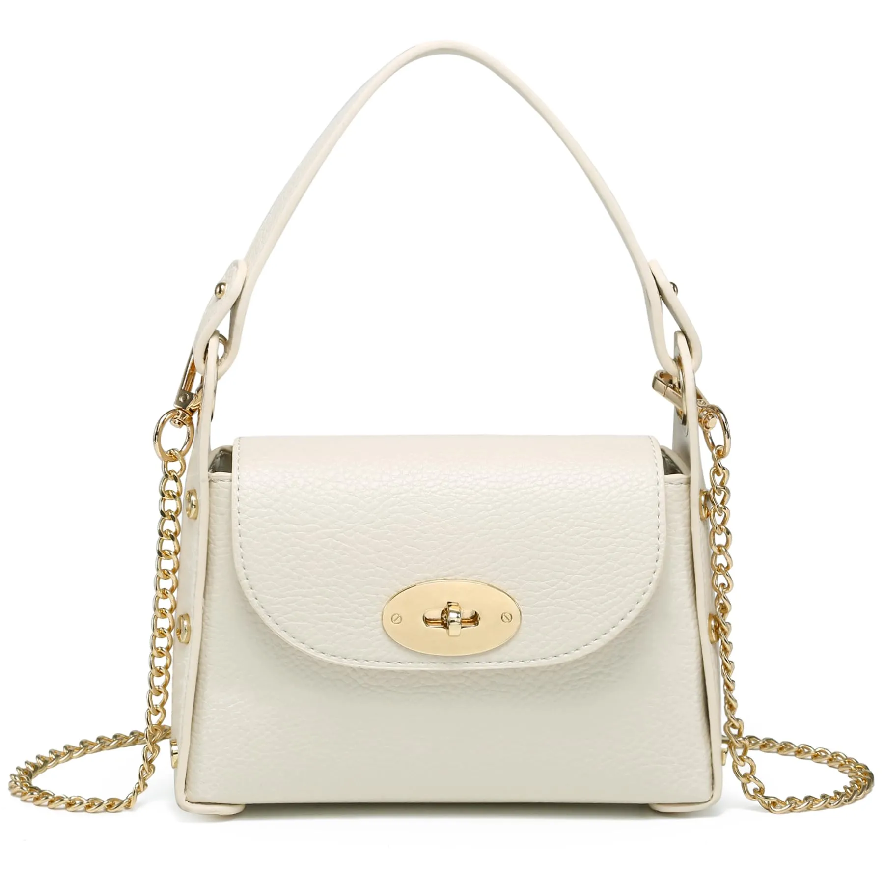 VONMAY Women Small Crossbody Bag Studded Evening Bags Clutch Purse Satchel Handbag for Wedding/Prom/Cocktail Party