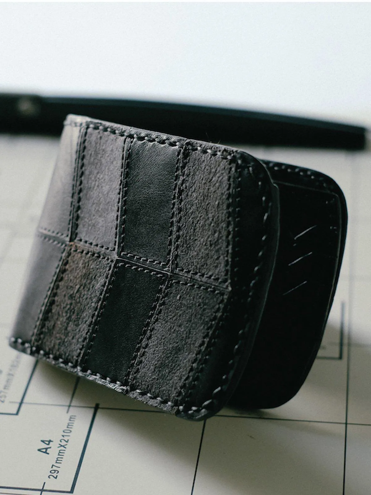 Voyej Vessel II Vestigial Shades Of Black Short Wallet
