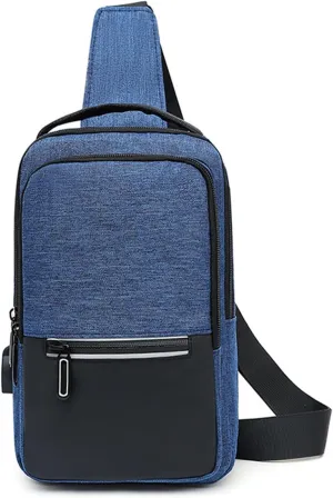 Waterproof Sling Bag Crossbody Backpack for Men Women Sling Backpack Hiking Travel Multipurpose Cross Body Chest Bag