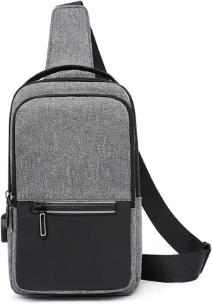 Waterproof Sling Bag Crossbody Backpack for Men Women Sling Backpack Hiking Travel Multipurpose Cross Body Chest Bag