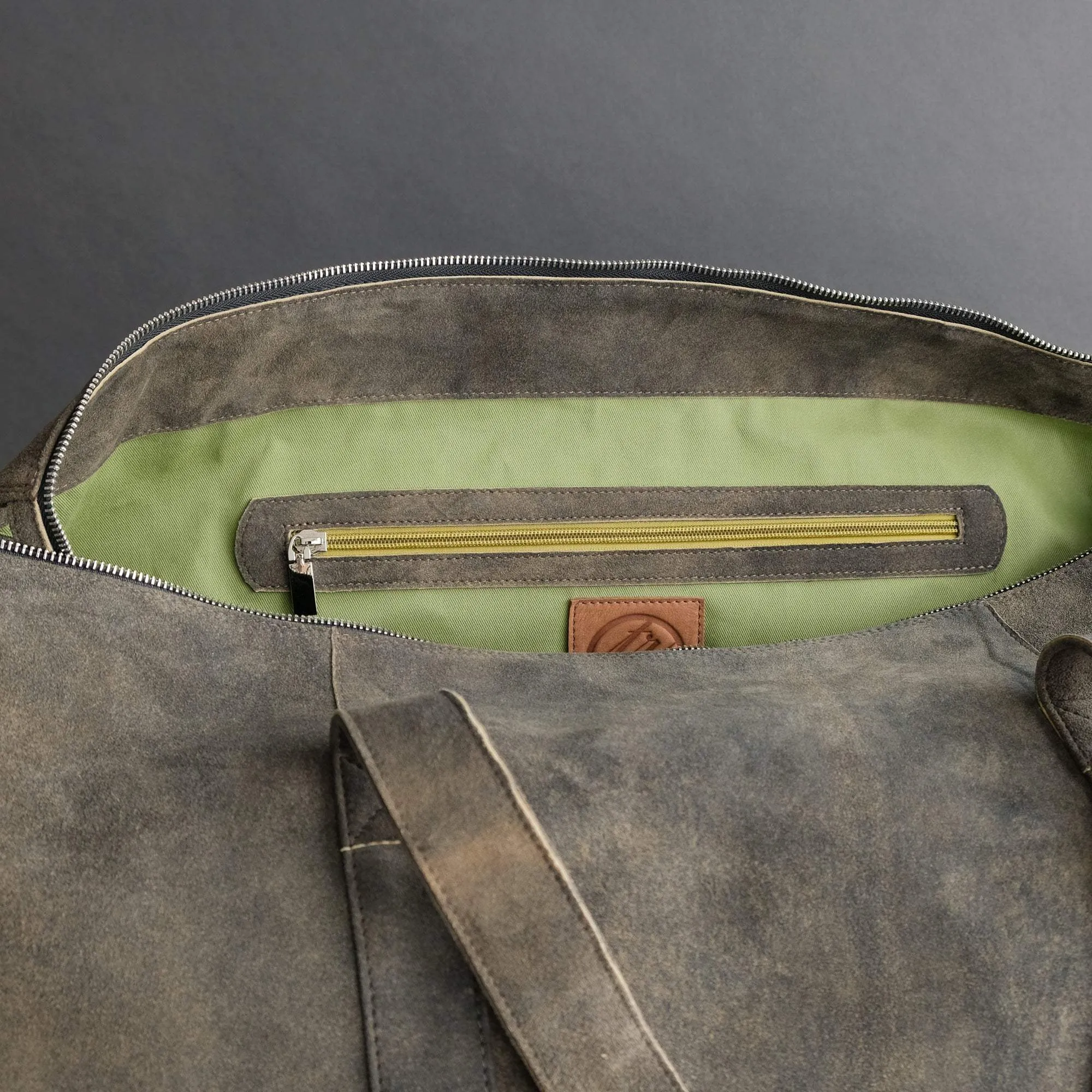 Weekender Tina From Walnut Goatskin Suede