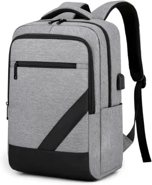 With Charging Port Casual Daypack for Work, Business, College(D)
