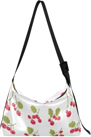 Women Cross Shoulder Bags Trendy Womens Shoulder Bags Side Bag Fresh Serviceberry Fruit