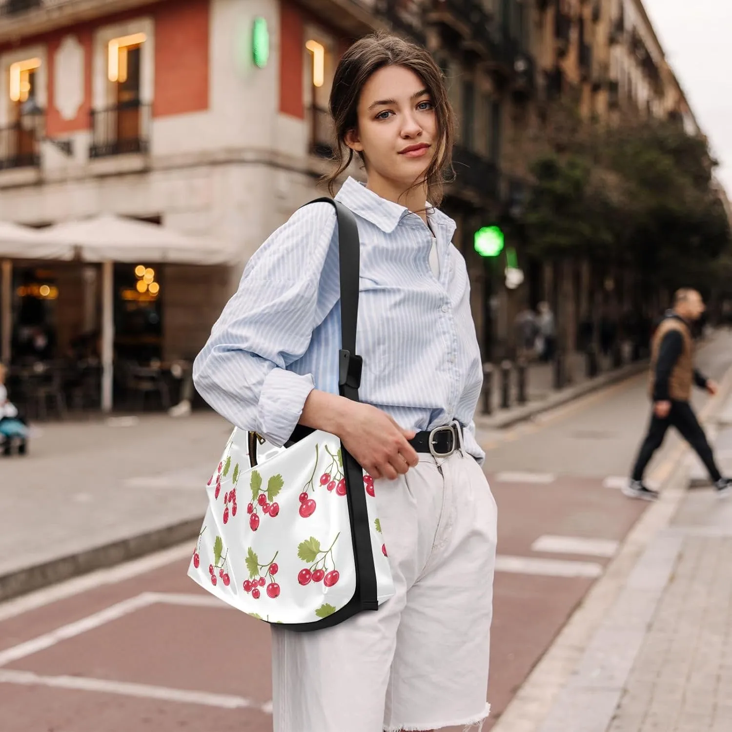 Women Cross Shoulder Bags Trendy Womens Shoulder Bags Side Bag Fresh Serviceberry Fruit