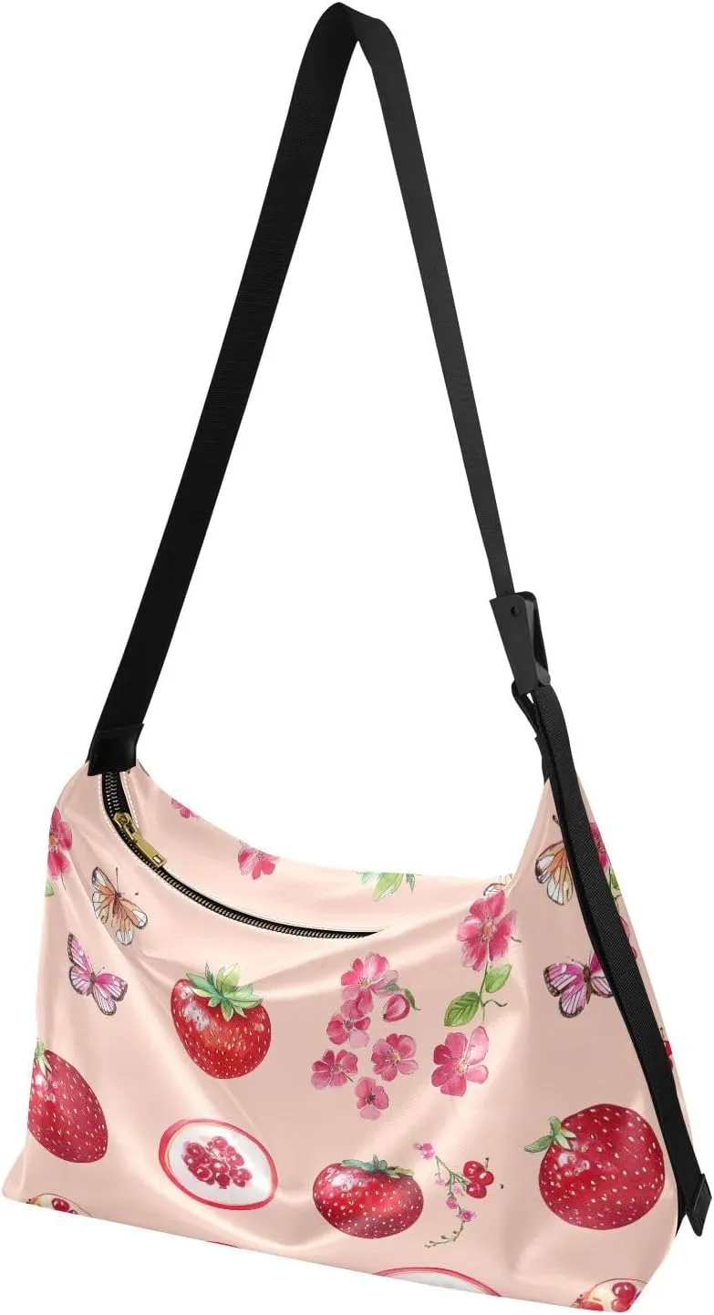 Women Cross Shoulder Bags Trendy Womens Shoulder Bags Side Bag Fresh Serviceberry Fruit