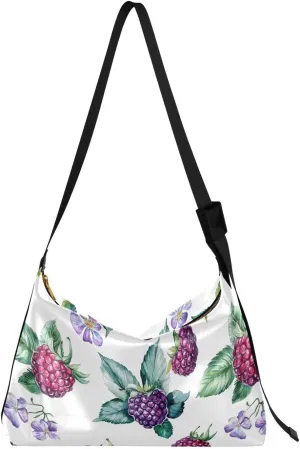 Women Cross Shoulder Bags Trendy Womens Shoulder Bags Side Bag Fresh Serviceberry Fruit