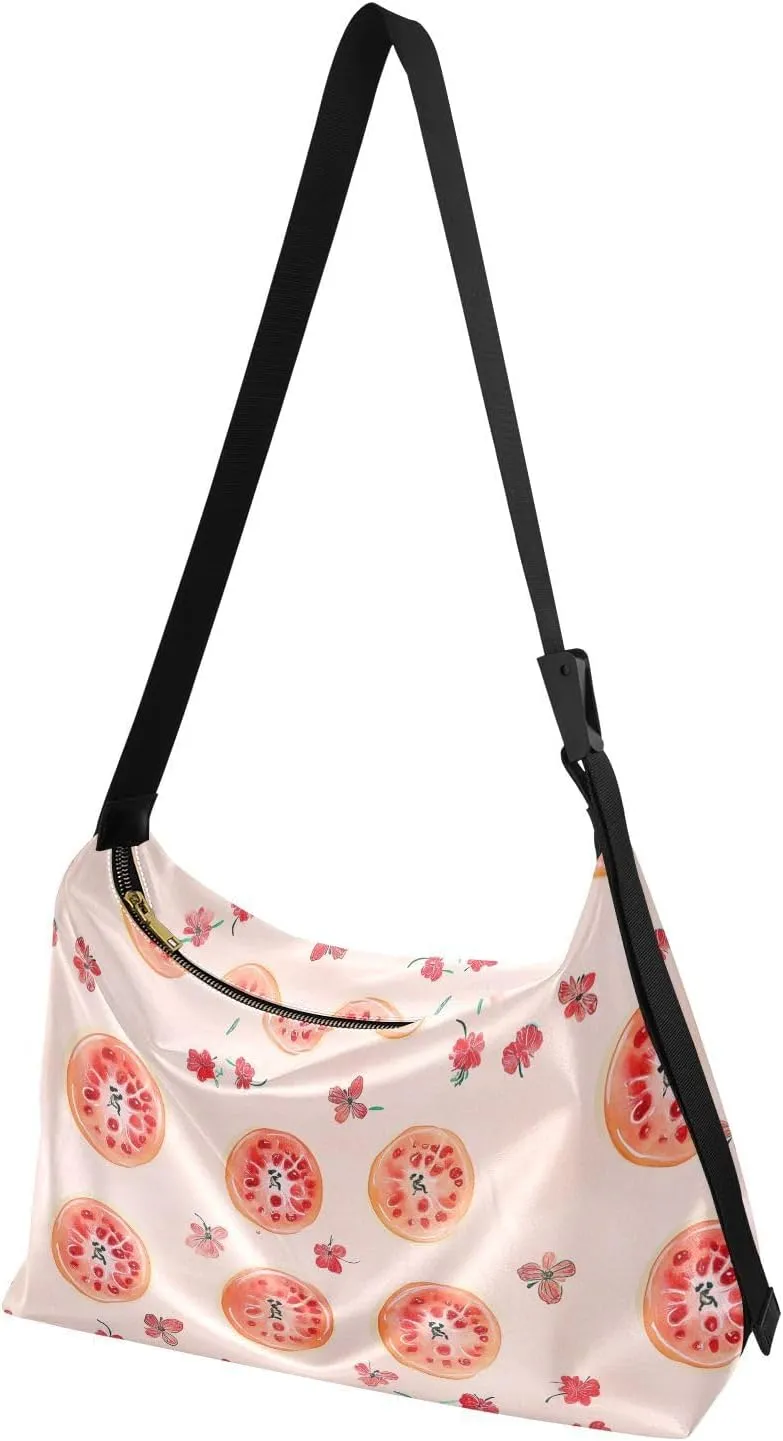 Women Cross Shoulder Bags Trendy Womens Shoulder Bags Side Bag Fresh Serviceberry Fruit