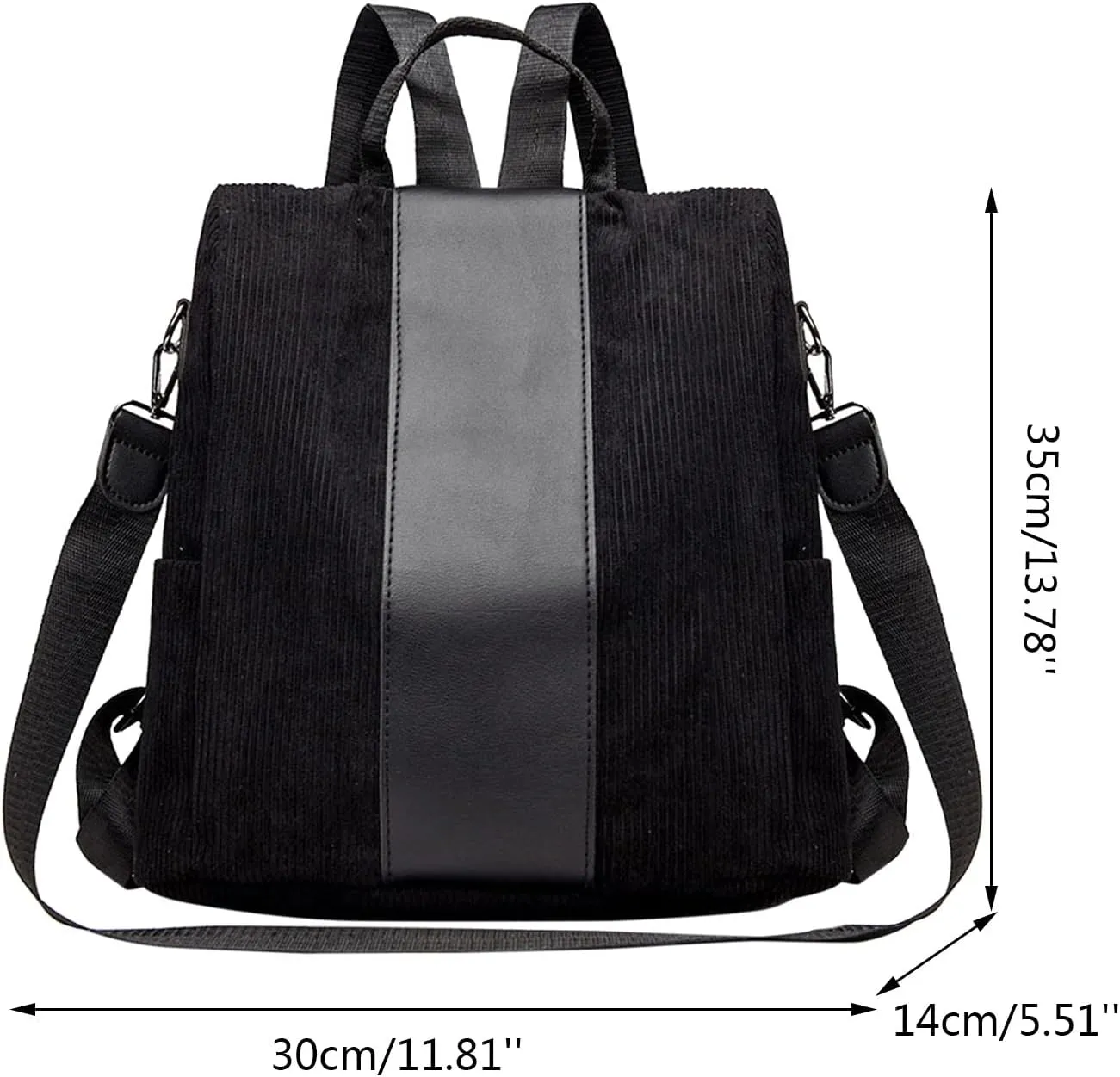 Women Travel Backpack Lady Velvet Canvas School Bags For Camping Backpack with Water Bladder (Yellow, One Size)