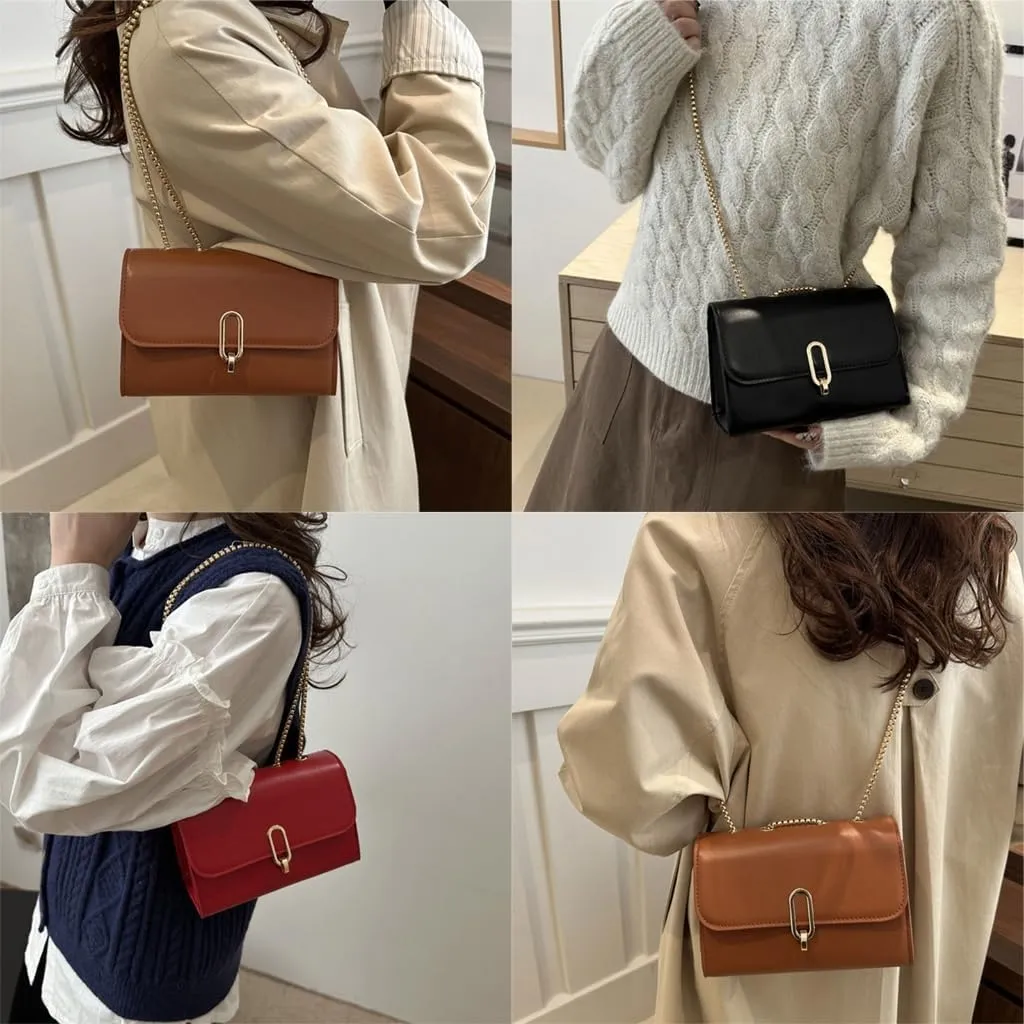 Women's Fashion Purse Leather Handbag PU Crossbody Purse Luxury Work Bag Casual Shoulder Bags for Any Occasion