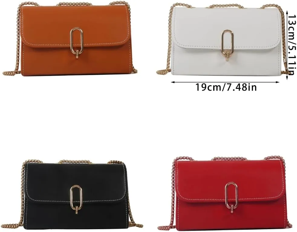Women's Fashion Purse Leather Handbag PU Crossbody Purse Luxury Work Bag Casual Shoulder Bags for Any Occasion