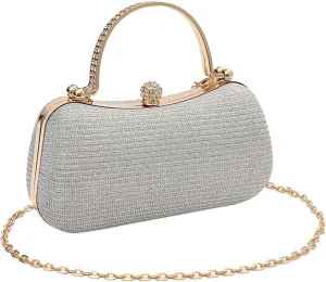 Women's Retro Shoulder Bag Chain Handbag Single Shoulder Sling Bag Unique Handbag Square