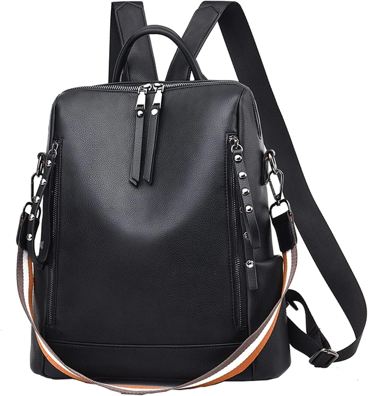 Women's Travel Cloth Lightweight Fashion Backpack Soft Leather Backpacks Travel Bags Cute Tote Carry on Backpack