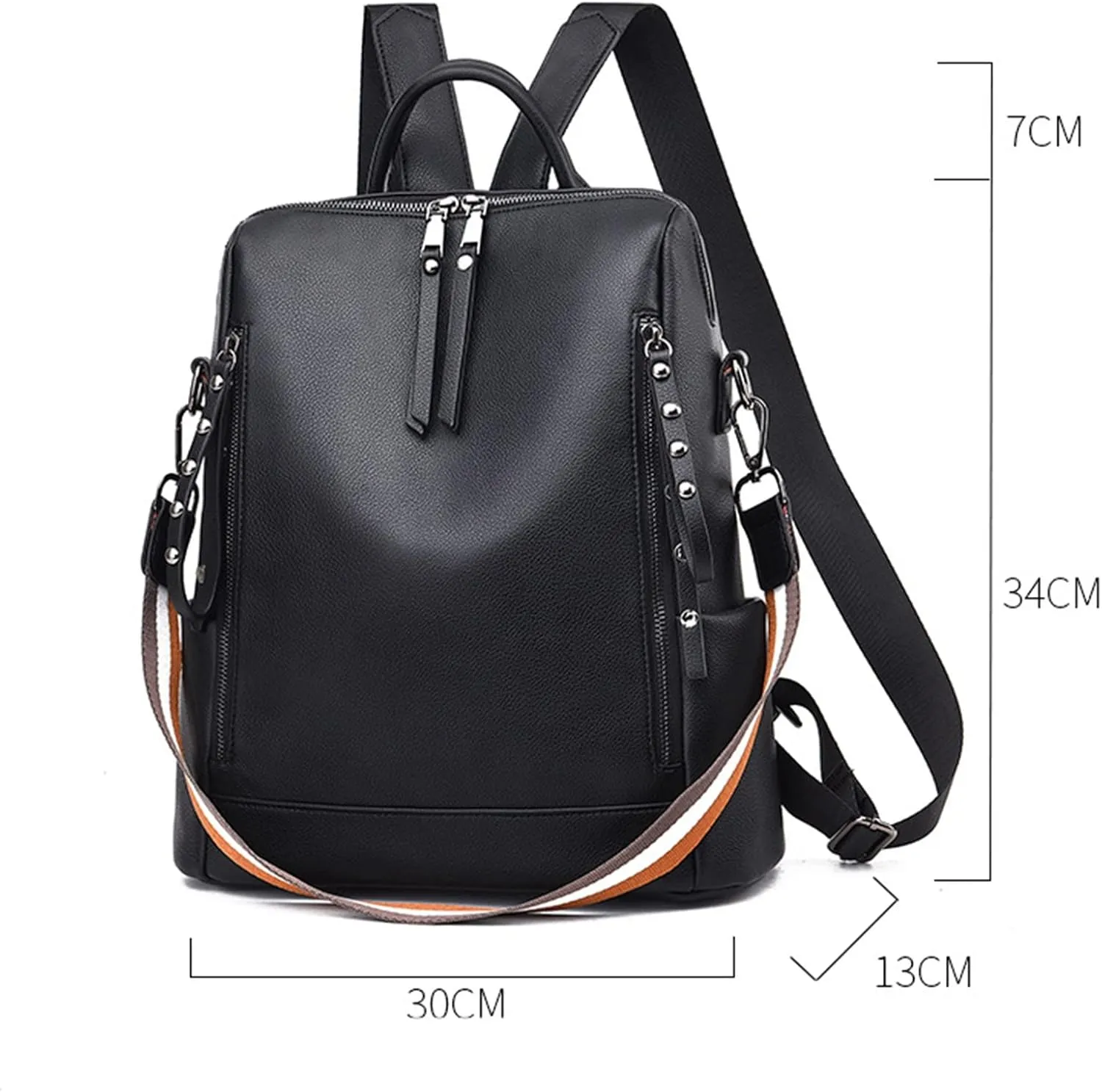 Women's Travel Cloth Lightweight Fashion Backpack Soft Leather Backpacks Travel Bags Cute Tote Carry on Backpack