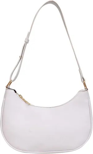 WUURAA PU Leather Tote Bag Leisure Casual Bag Large Capacity Shoulder Bag for Girls Women Plain Trendy Bag Hobo Handbag