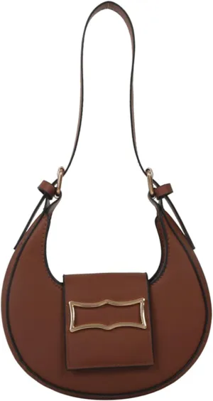 WUURAA Trendy Handbags PU Shoulder Bag Saddle Bags for Women Girls Clutch Bag Luxury Sactchel Bag