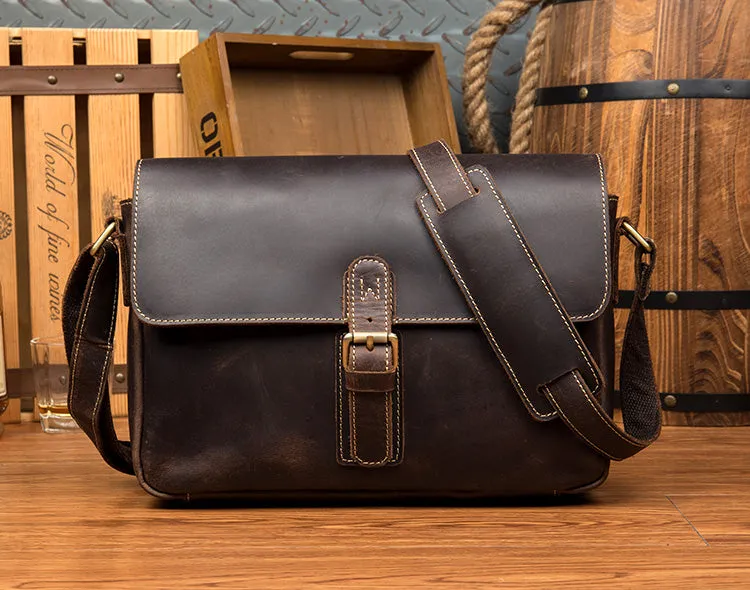 YAAGLE Leather Messenger Bag YG4308