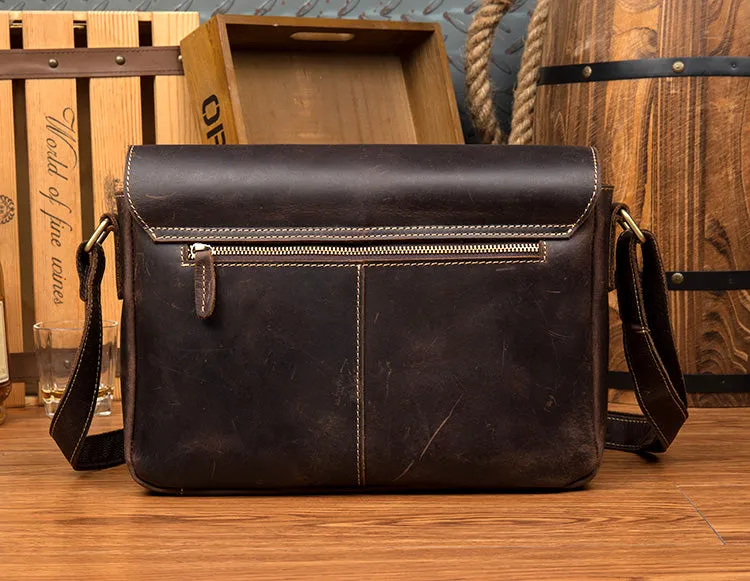 YAAGLE Leather Messenger Bag YG4308