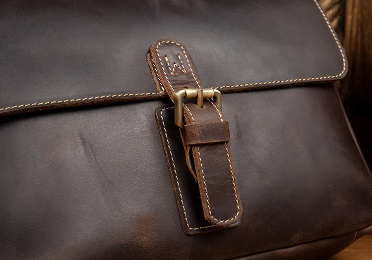 YAAGLE Leather Messenger Bag YG4308