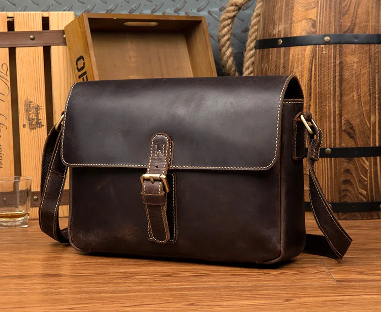 YAAGLE Leather Messenger Bag YG4308