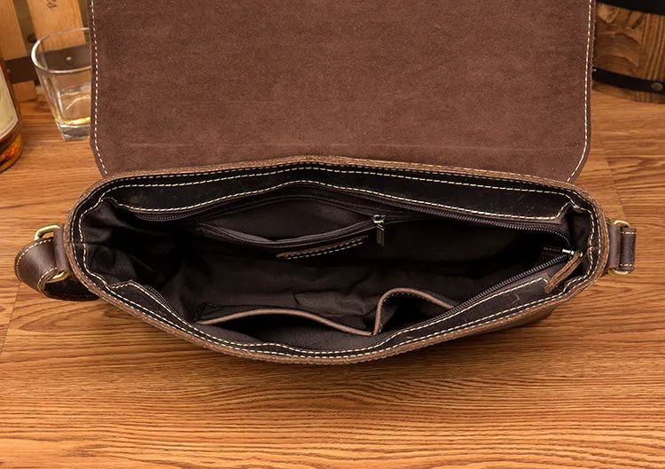 YAAGLE Leather Messenger Bag YG4308
