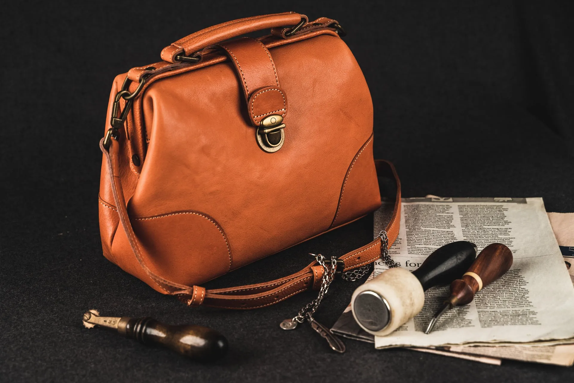 YAAGLE Women Soft Real Leather Shoulder Handbag YG81086